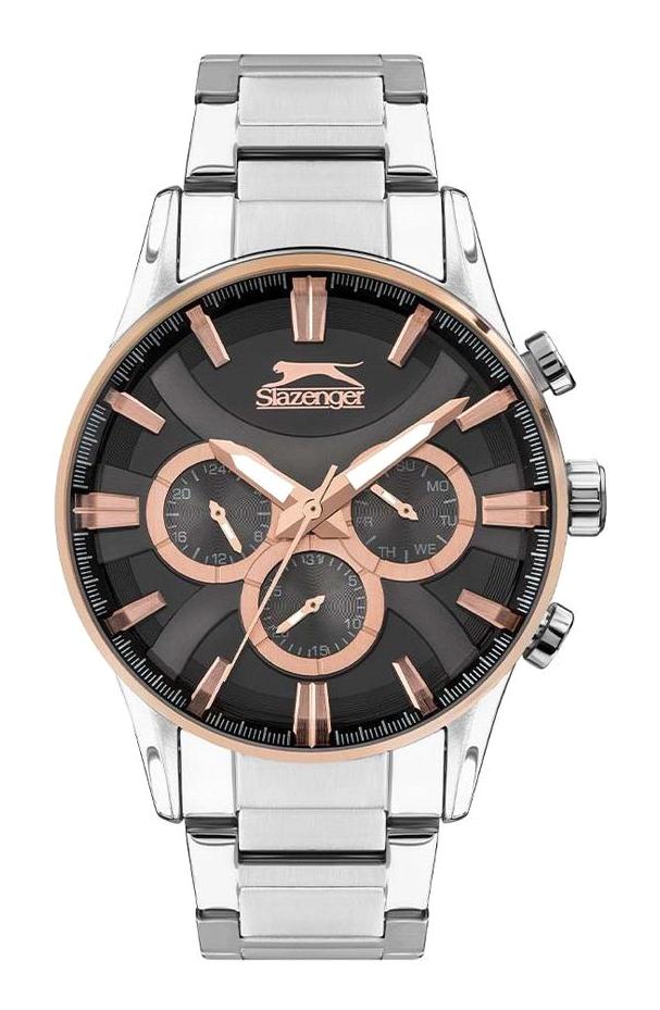 Slazenger SL.09.2003.2.01 Takvimli 46-50 mm Çelik Kordon Analog Erkek Kol Saati