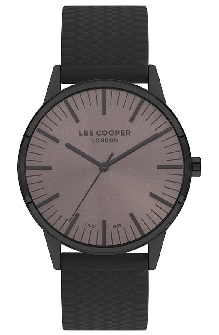 Lee Cooper LC07715.651 43 mm Kahverengi Silikon Kordon Analog Erkek Kol Saati