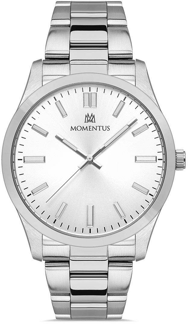 Momentus CM136S-02SS Takvimli 44 mm Çelik Kordon Analog Kol Saati