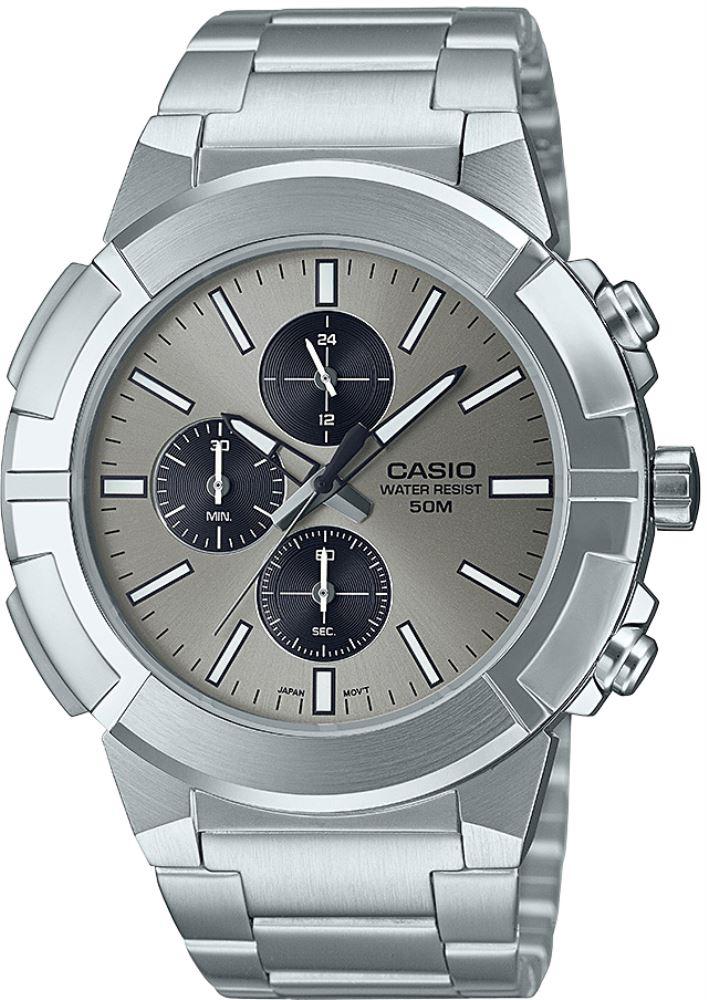 Casio MTP-E501D-8AVDF Takvimli 44 mm Çelik Kordon Analog Erkek Kol Saati