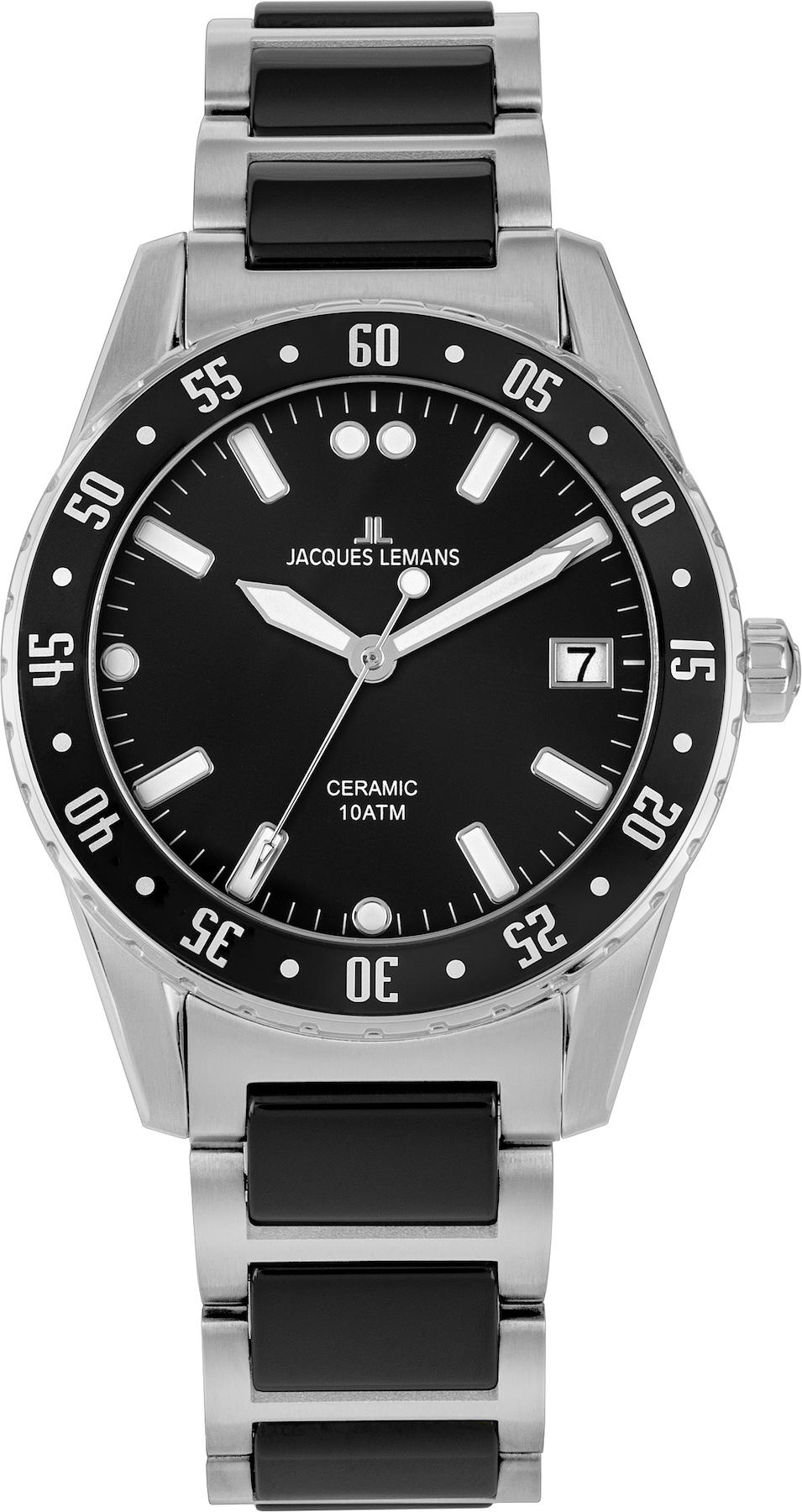 Jacques Lemans LİVERPOOL 42-10A Takvimli 42 mm Çelik Kordon Analog Erkek Kol Saati