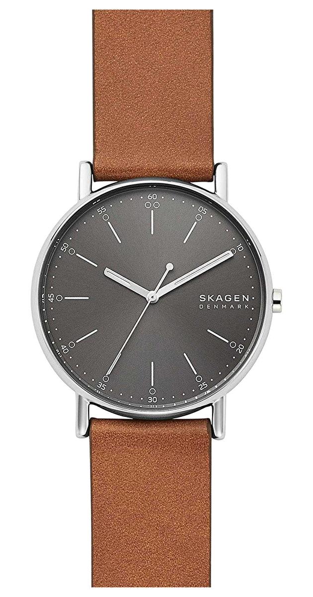 Skagen SKW6578 40 mm Kahverengi Deri Kordon Analog Erkek Kol Saati
