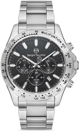 Sergio Tacchini ST.1.10165.1 Takvimli 42 mm Çelik Kordon Analog Kol Saati