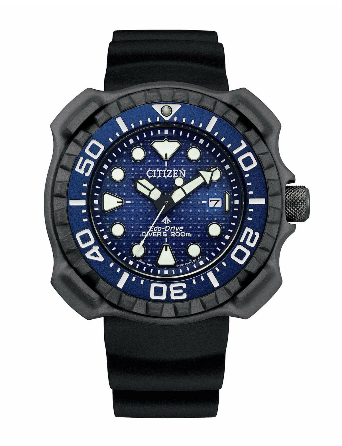 Citizen BN0225-04L Takvimli Siyah Silikon Kordon Analog Erkek Kol Saati