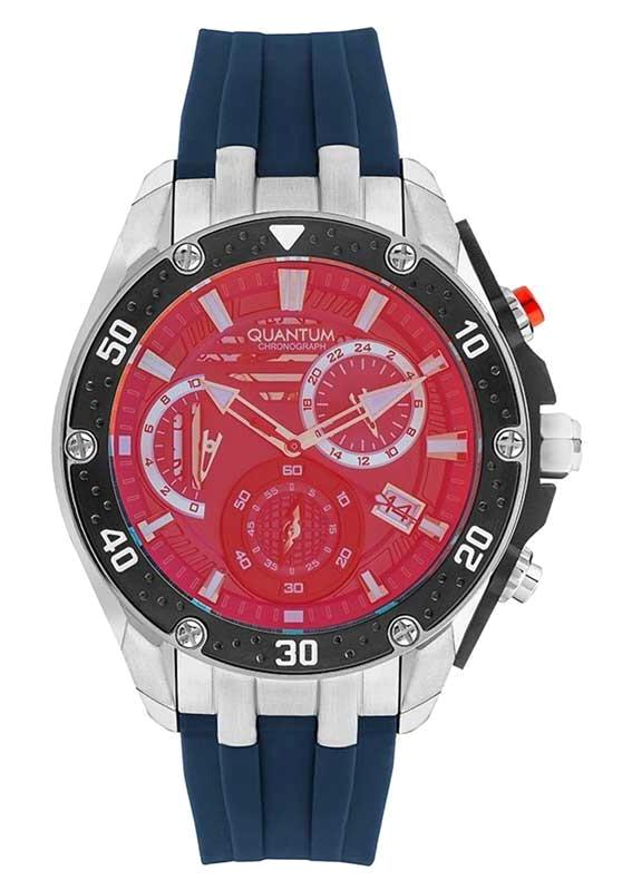 Quantum HNG859.399 Takvimli 44 mm Lacivert Metal Kordon Analog Erkek Kol Saati
