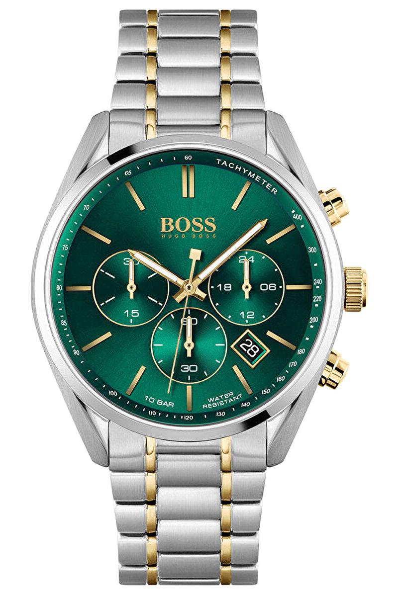 Hugo Boss HB1513878 Altın-Çelik Kordon Analog Erkek Kol Saati