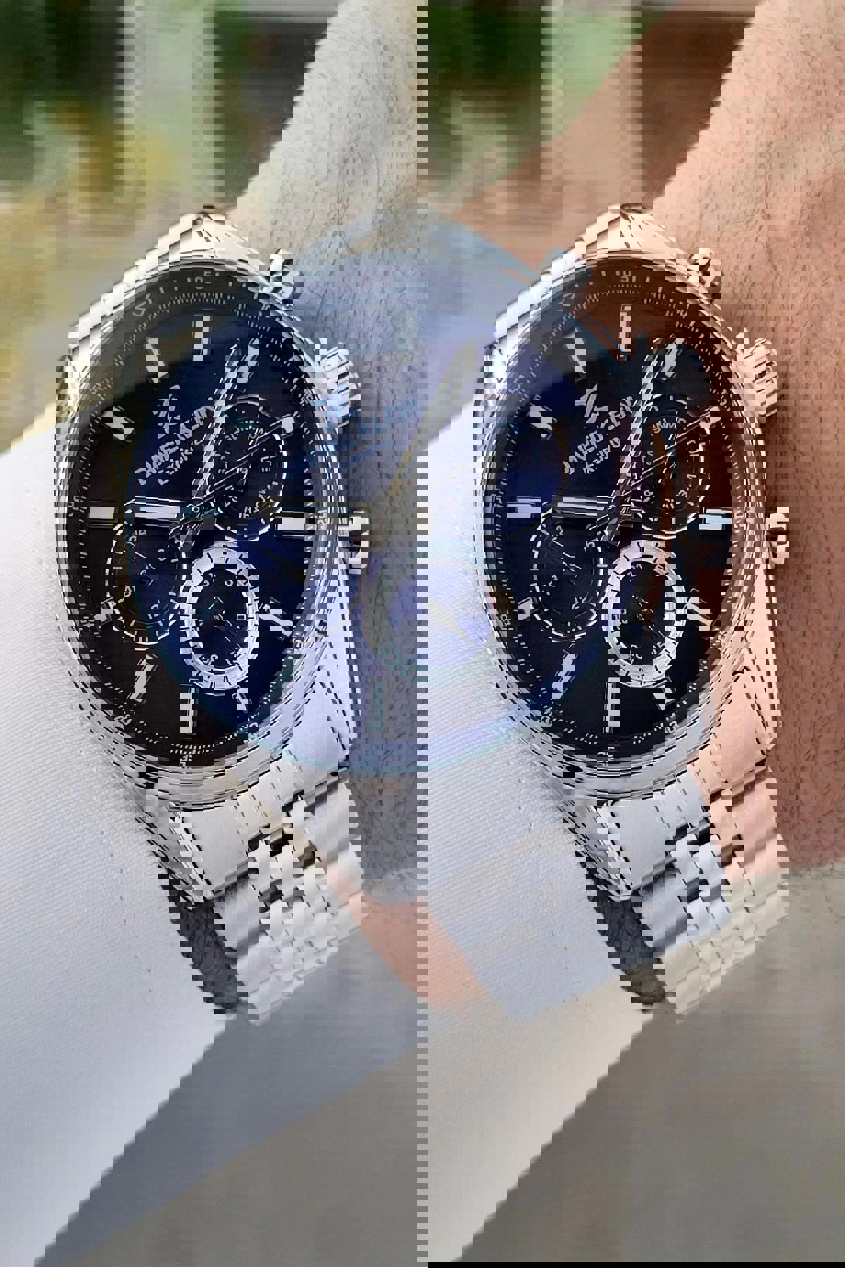 Daniel Klein DKISTE1233 Takvimli 42 mm Çelik Kordon Analog Erkek Kol Saati