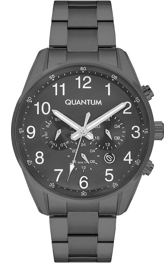 Quantum ADG977.060 Takvimli 44 mm Çelik Kordon Analog Erkek Kol Saati