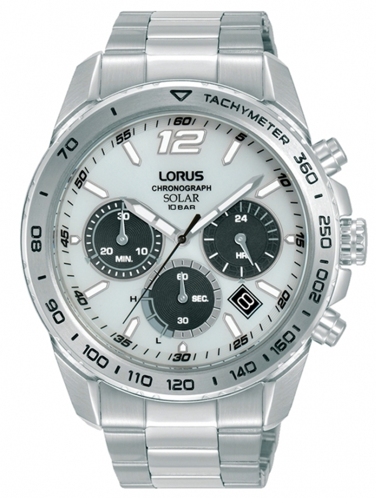Lorus RZ513AX9 Takvimli 44 mm Çelik Kordon Analog Erkek Kol Saati