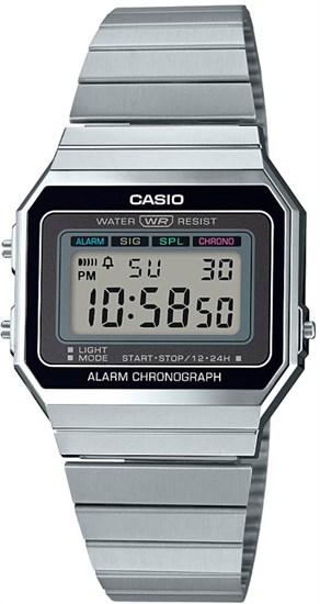 Casio A700W-1ADF Takvimli 35.5 mm Çelik Kordon Dijital Kol Saati