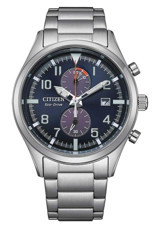 Citizen CA7028-81L Takvimli Çelik Kordon Analog Erkek Kol Saati