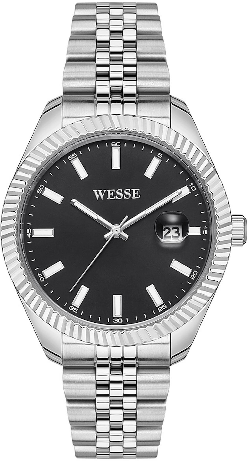 Wesse WWG208201 Takvimli 43 mm Çelik Kordon Analog Erkek Kol Saati