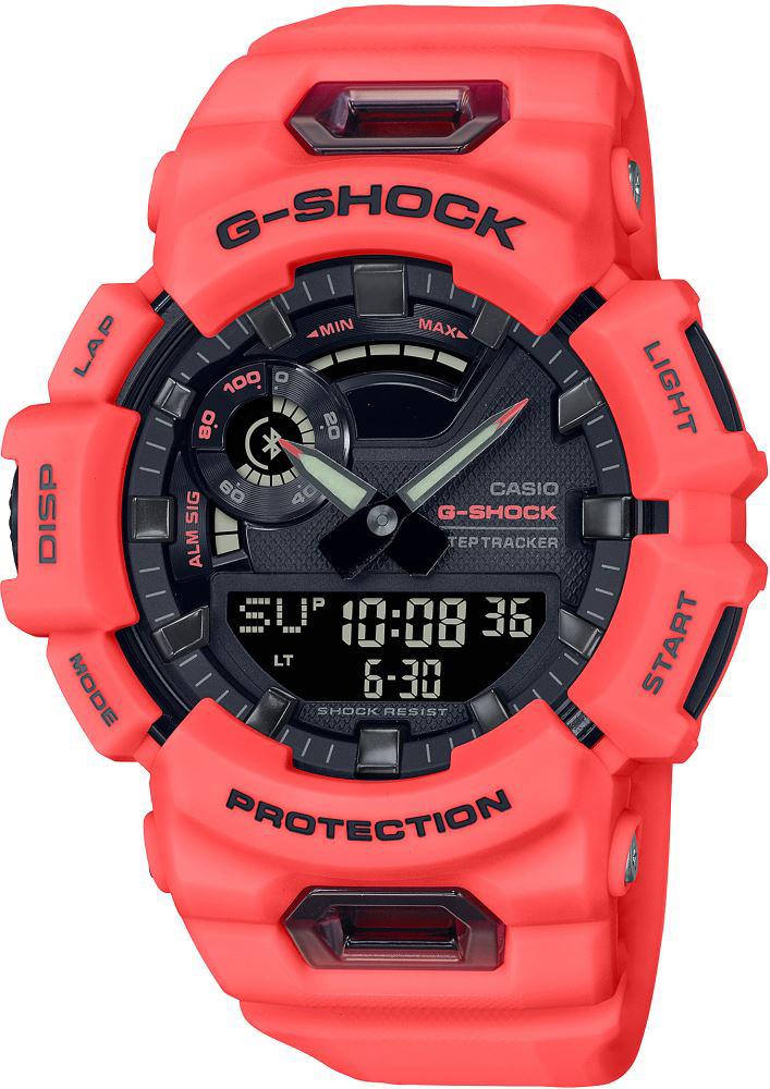 Casio GBA-900-4ADR Takvimli 46 mm Kırmızı Plastik Kordon Analog Erkek Kol Saati
