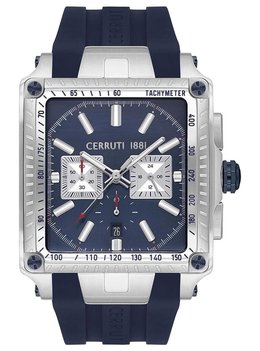 Cerruti 1881 CIWGO0018807 Takvimli Lacivert Çelik Kordon Analog Erkek Kol Saati