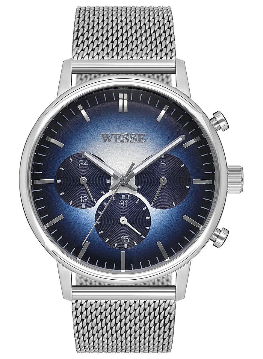 Wesse WWG402002 Pusulalı Takvimli 44 mm Çelik Kordon Analog Erkek Kol Saati