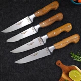 Lazbisa Hand Craft 4 Parça Mutfak Bıçak Seti Et Ekmek Sebze Meyve Bıçak ( No: 0-1-2-3 )