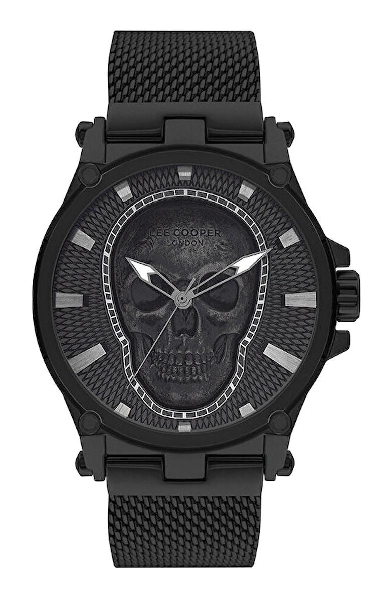 Lee Cooper LC07587.650 44 mm Siyah Plastik Kordon Analog Erkek Kol Saati