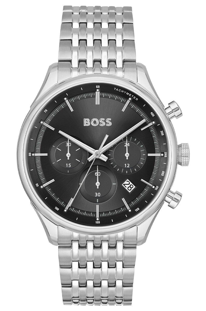 Boss Watches HB1514082 Takvimli 45 mm Çelik Kordon Analog Erkek Kol Saati