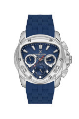 Daniel Klein DK.1.13679.2 Takvimli 45 mm Lacivert Silikon Kordon Analog Kol Saati