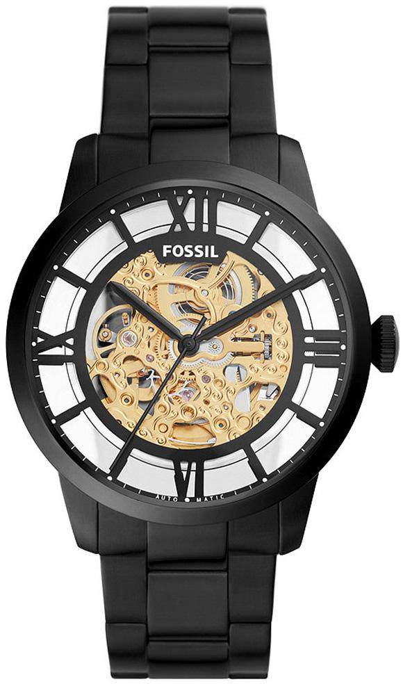 Fossil FME3197 44 mm Siyah Çelik Kordon Analog Erkek Kol Saati