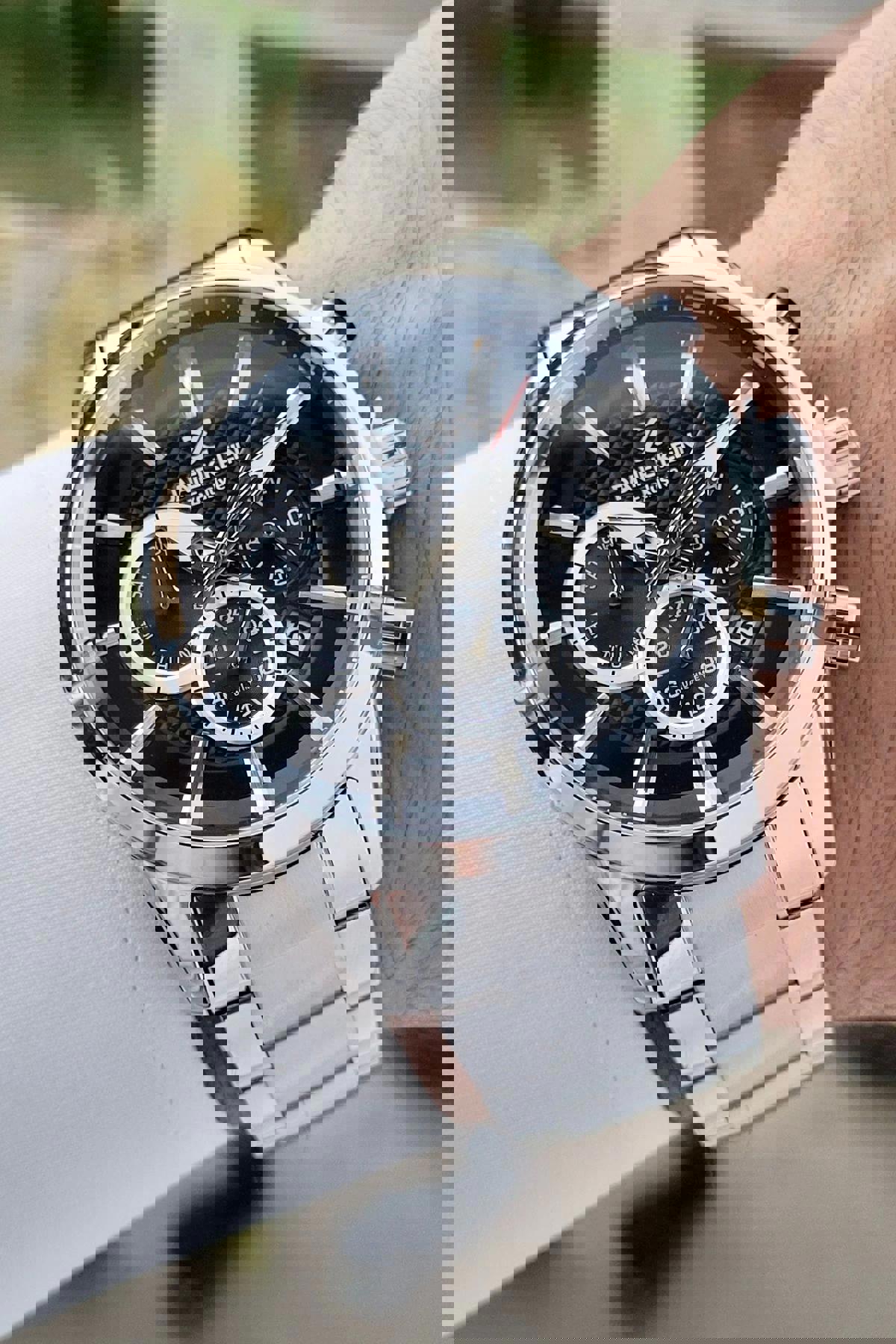 Daniel Klein DKISTE1240 Takvimli 42 mm Çelik Kordon Analog Erkek Kol Saati