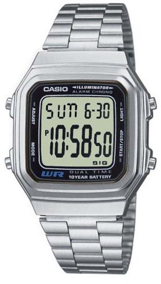 Casio A178WA-1ADF Takvimli 34 mm Çelik Kordon Dijital Kol Saati