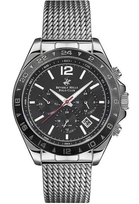 Beverly Hills Polo Club BP3128 Takvimli 42 mm Çelik Kordon Analog Kol Saati