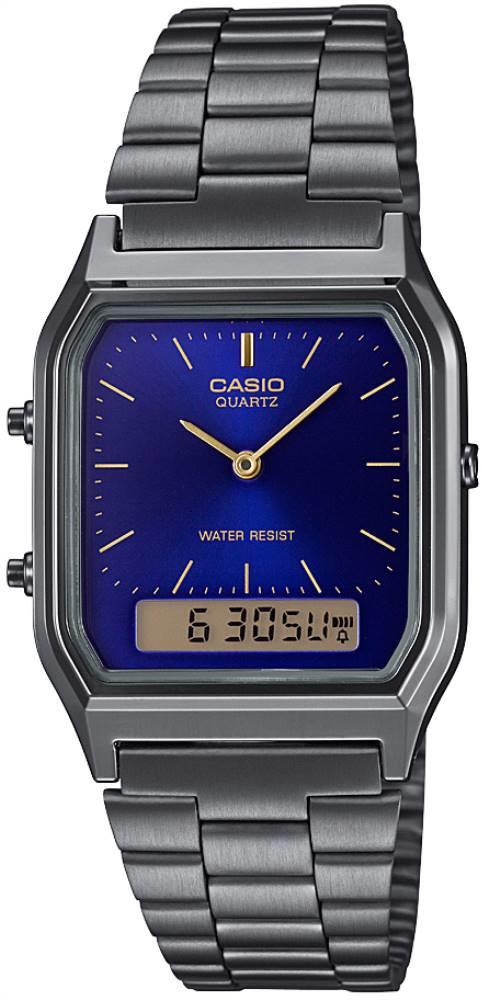 Casio AQ-230GG-2ADF Takvimli 27.8 mm Çelik Kordon Analog Kol Saati