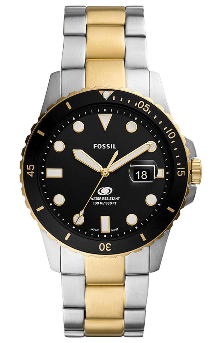 Fossil FFS5951 Takvimli 42 mm Altın-Çelik Kordon Analog Erkek Kol Saati