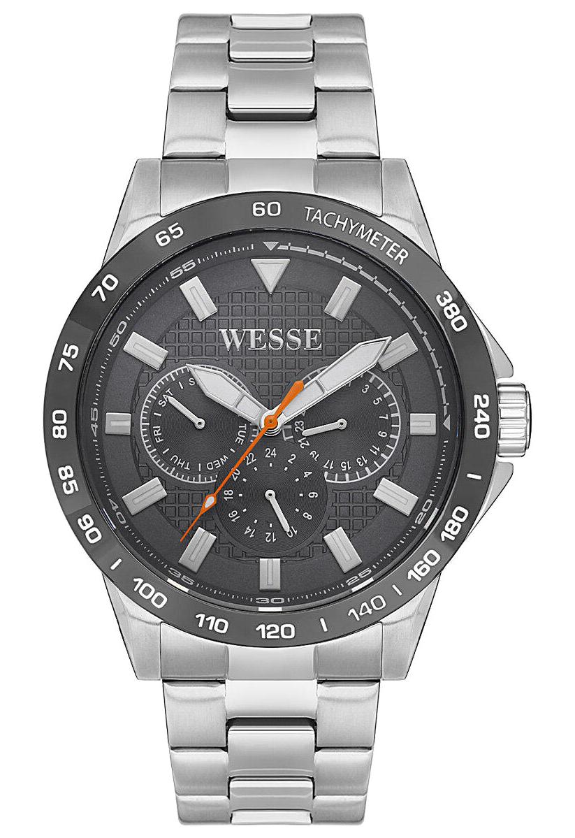 Wesse WWG207705 Pusulalı Takvimli 45 mm Çelik Kordon Analog Erkek Kol Saati