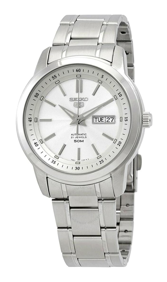 Seiko SNKM83K1 Takvimli 43 mm Çelik Kordon Analog Erkek Kol Saati