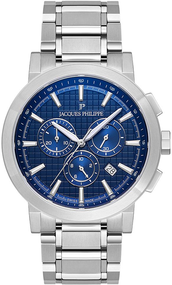 Jacques Philippe JPQGC171336 Takvimli Çelik Kordon Analog Erkek Kol Saati
