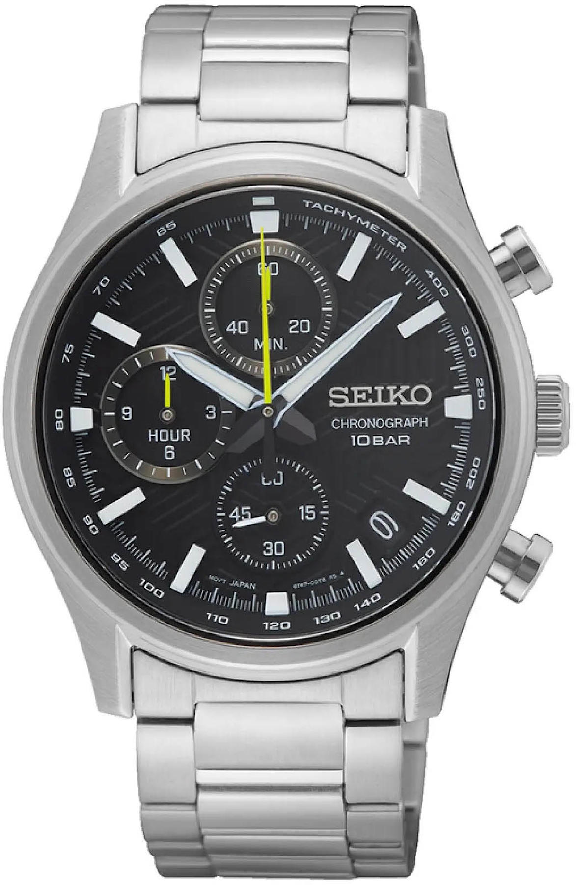 Seiko SSB419P Takvimli 40 mm Çelik Kordon Analog Erkek Kol Saati