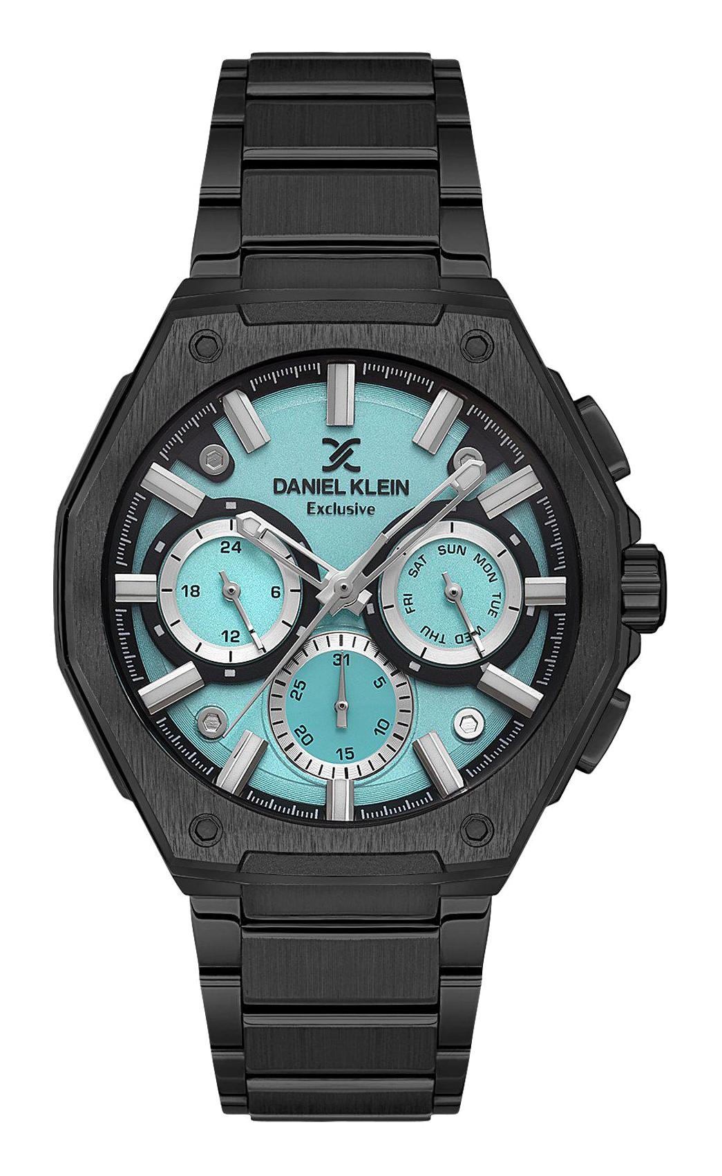 Daniel Klein DK.1.13677-6 Takvimli 44 mm Siyah Metal Kordon Analog Erkek Kol Saati