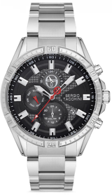 Sergio Tacchini ST.1.10135.2 Takvimli 44 mm Çelik Kordon Analog Kol Saati