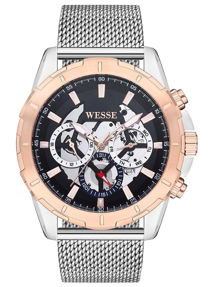 Wesse WWG204802 Pusulalı Takvimli 47 mm Çelik Kordon Analog Erkek Kol Saati