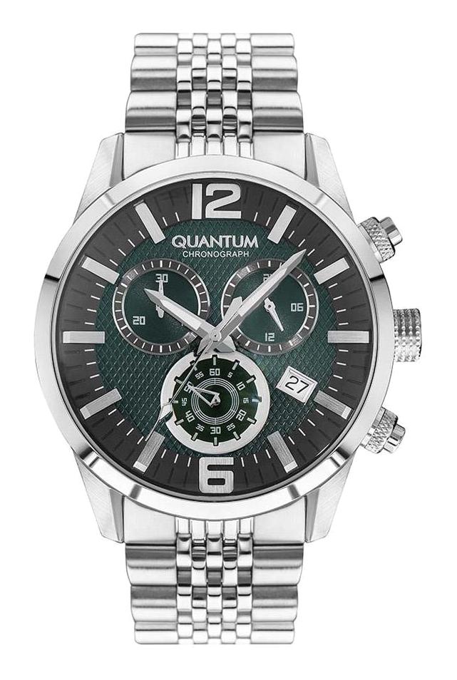 Quantum ADG1016.370 Takvimli 46-50 mm Çelik Kordon Analog Erkek Kol Saati