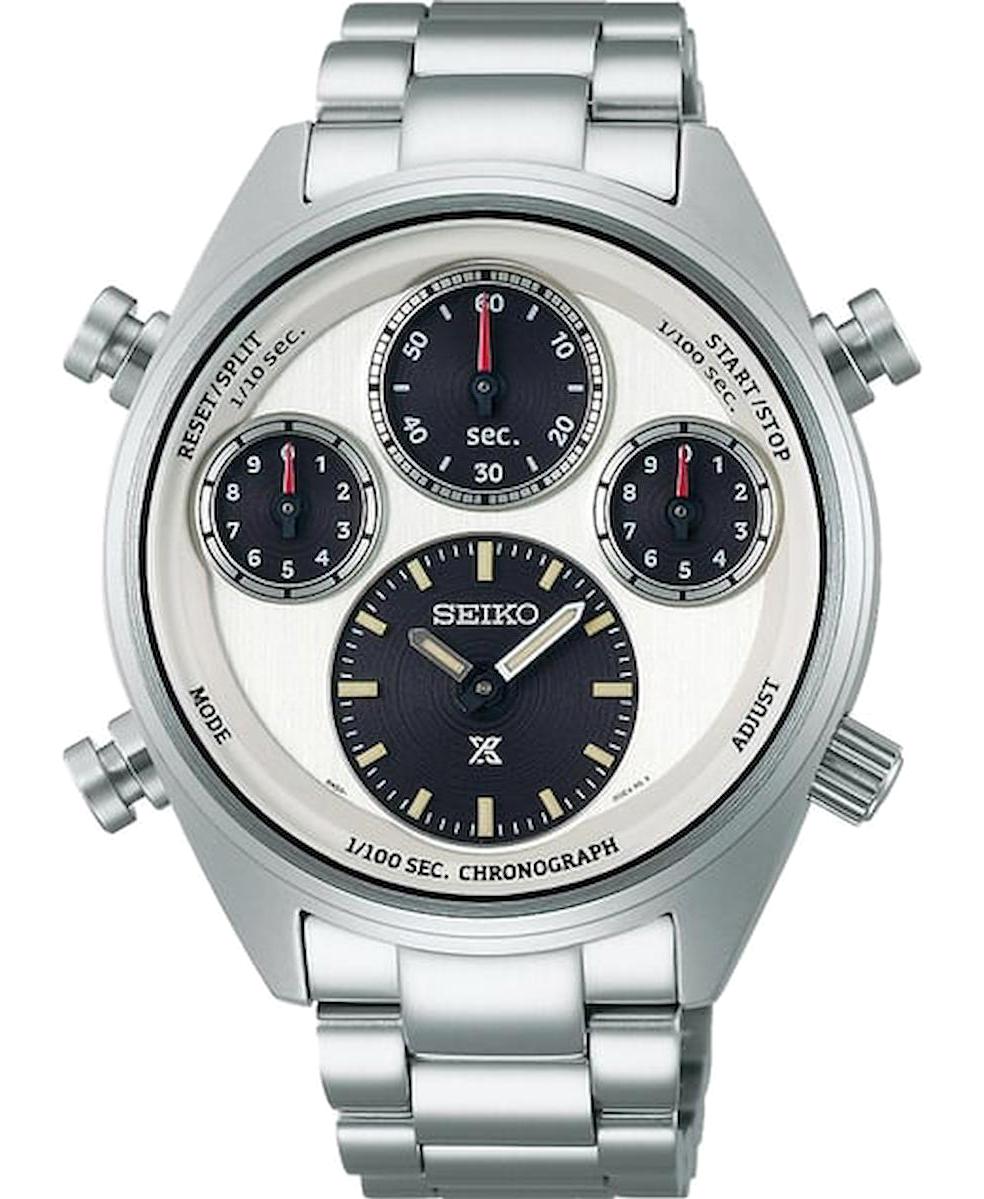 Seiko SFJ009P Takvimli 42 mm Çelik Kordon Analog Erkek Kol Saati