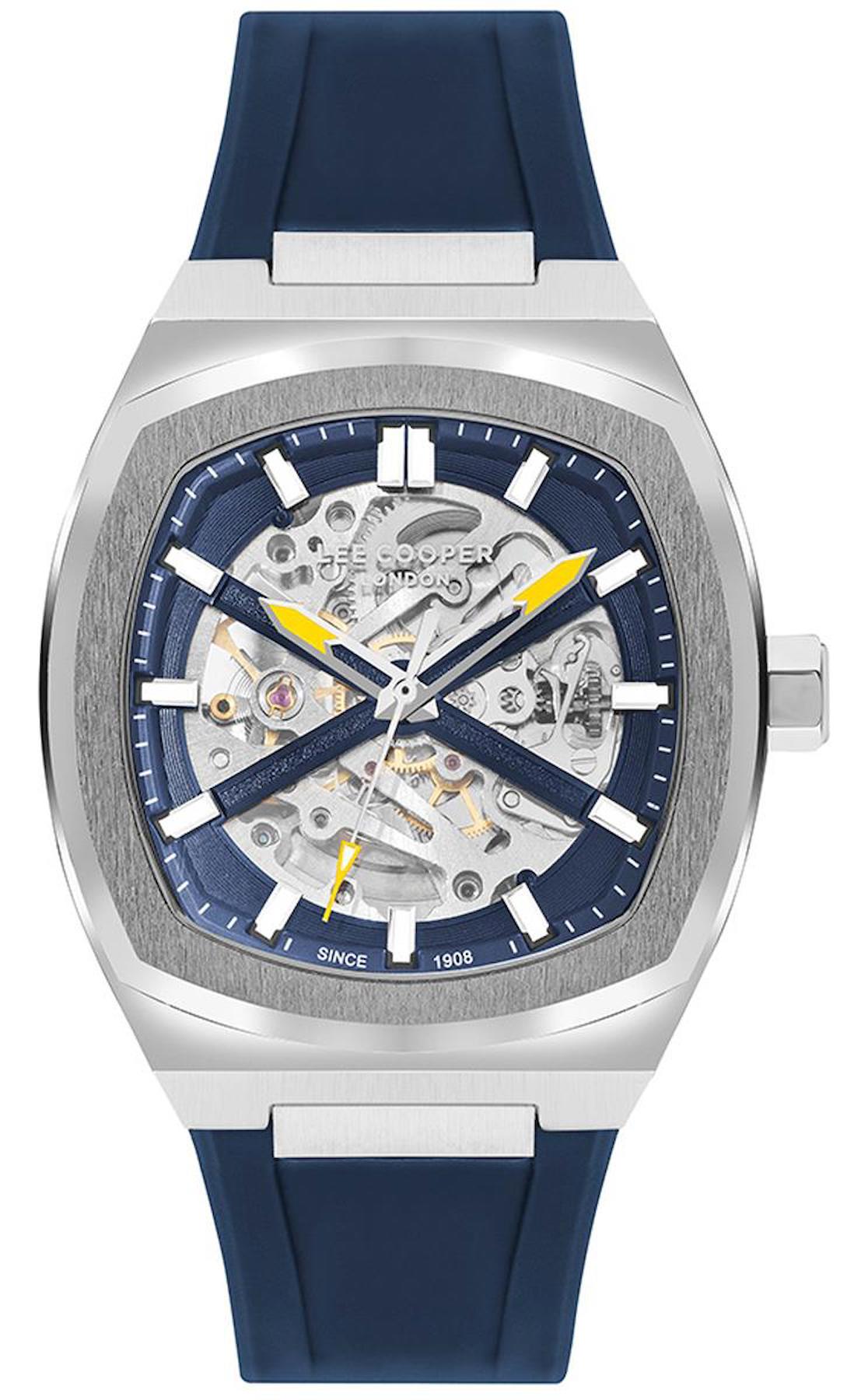 Lee Cooper LC07902.399 Lacivert Silikon Kordon Analog Erkek Kol Saati