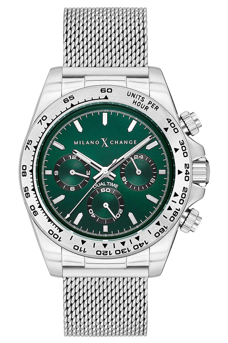 Milano X Change MXG2126 Takvimli 43 mm Çelik Kordon Analog Erkek Kol Saati