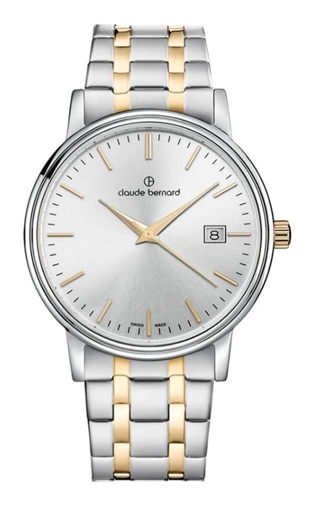 Claude Bernard CB.53009 Takvimli 42 mm Çelik Kordon Analog Erkek Kol Saati