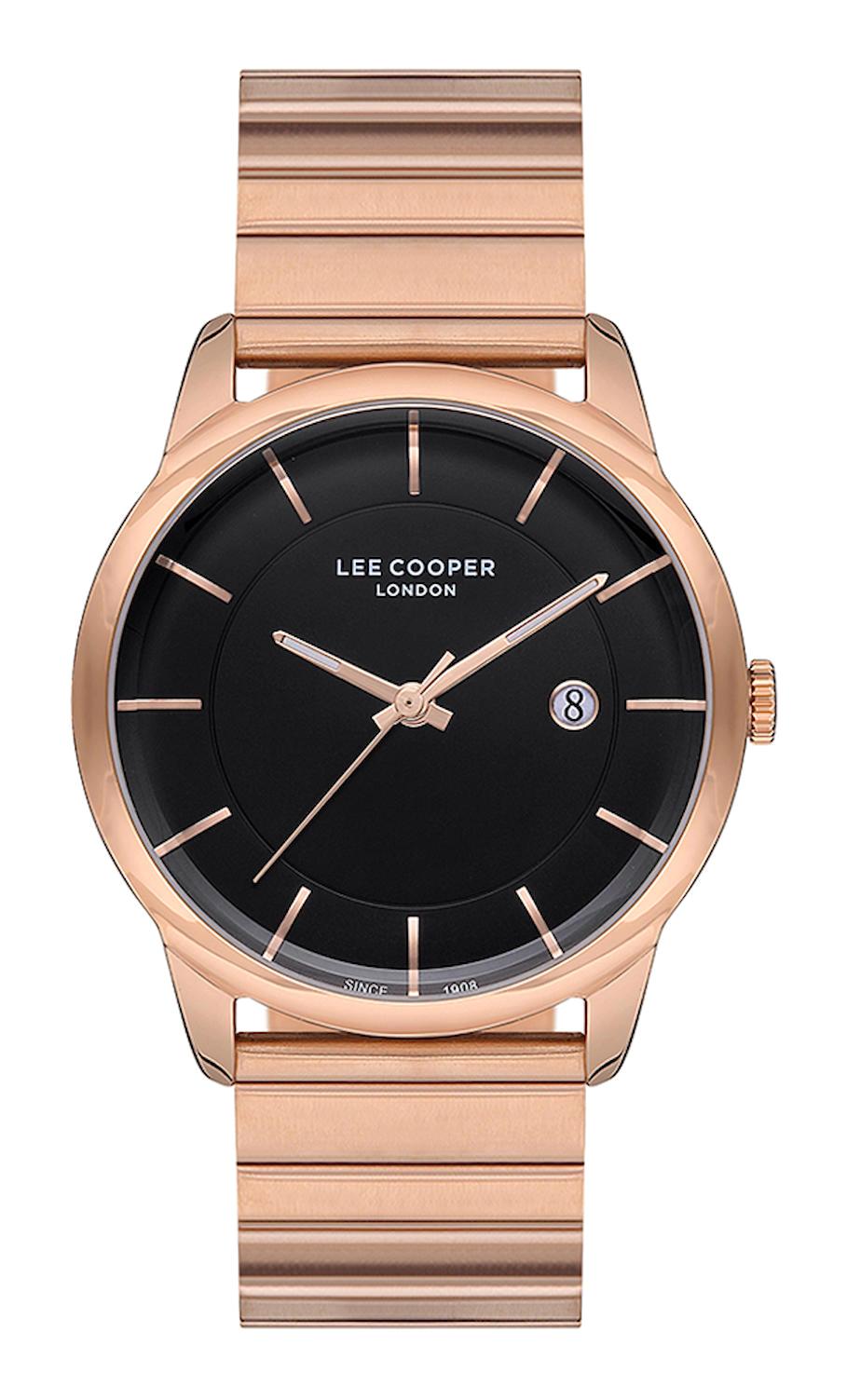 Lee Cooper LC07185.450 Takvimli Rose Gold Çelik Kordon Analog Erkek Kol Saati