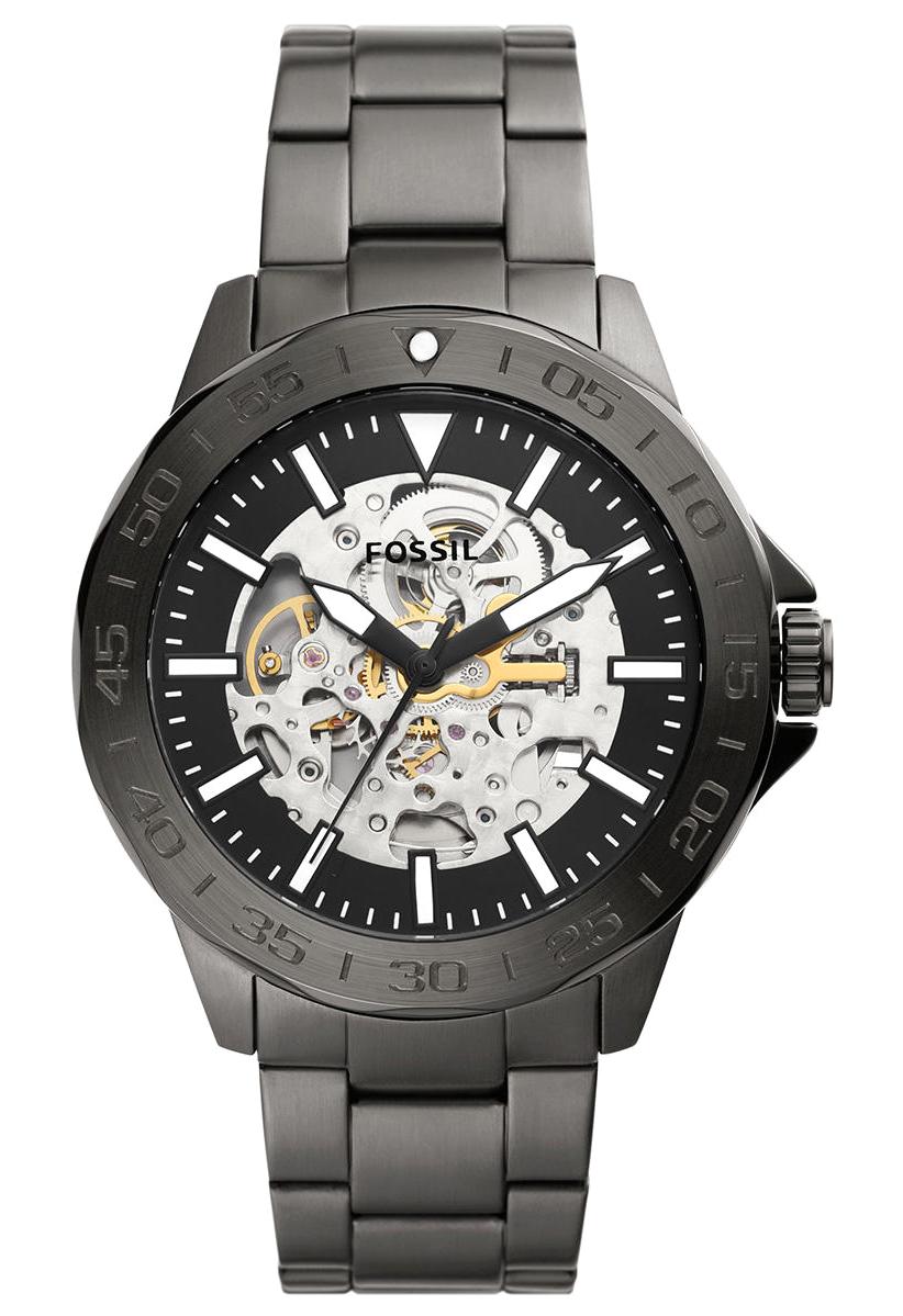 Fossil FBQ2678 45 mm Siyah Çelik Kordon Analog Erkek Kol Saati