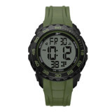Reebok RV-FRO-G9-PBPG-WW Takvimli 46 mm Yeşil Silikon Kordon Analog Kol Saati