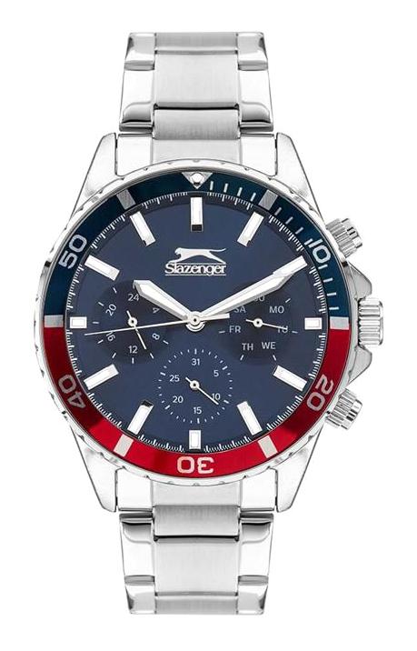 Slazenger SL.09.2065.2.03 Takvimli 46 mm Metal Kordon Analog Erkek Kol Saati