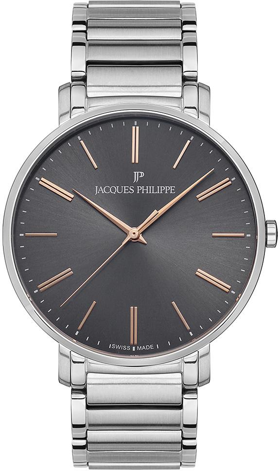 Jacques Philippe JPQGS071346 42 mm Çelik Kordon Analog Erkek Kol Saati