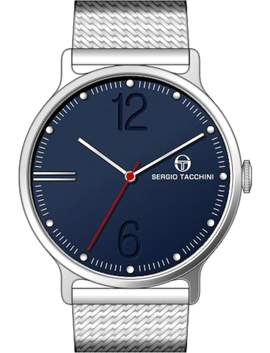 Sergio Tacchini ST.9.118.05 42 mm Gri Hasır Kordon Analog Erkek Kol Saati