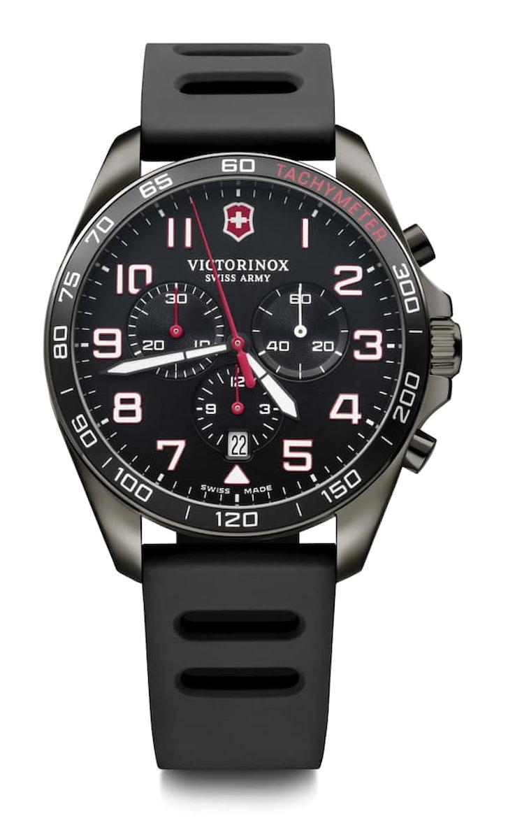 Victorinox Swiss Army 241889 Pusulalı Takvimli 42 mm Siyah Kauçuk Kordon Analog Kol Saati