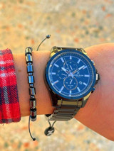 Daniel Klein DK.FT.1.313 Takvimli 40 mm Siyah Çelik Kordon Analog Erkek Kol Saati