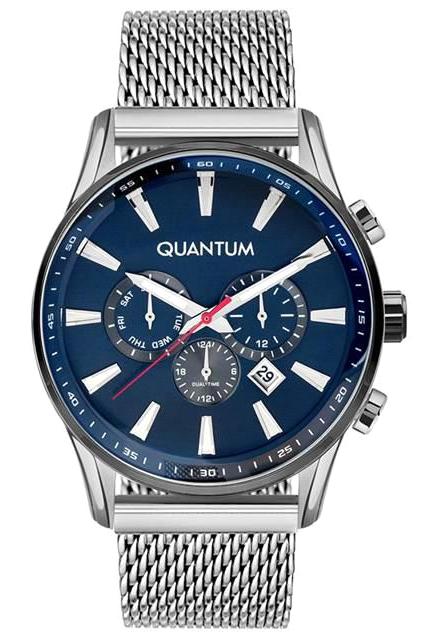 Quantum ADG863.390 Takvimli 45 mm Çelik Kordon Analog Erkek Kol Saati